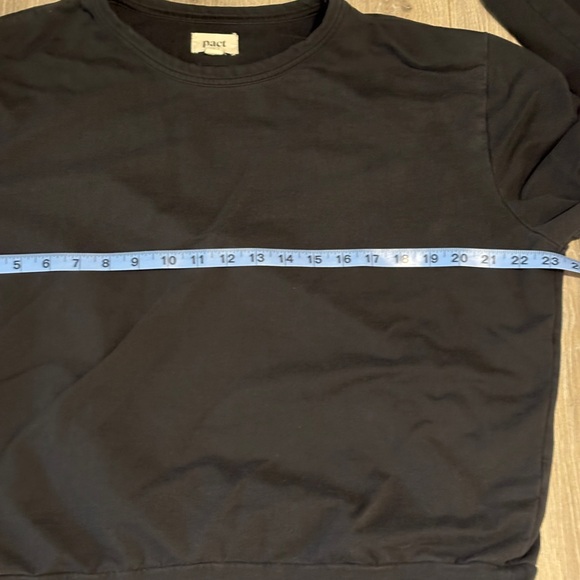 Pact Black Crewneck Sweatshirt - Picture 6 of 7